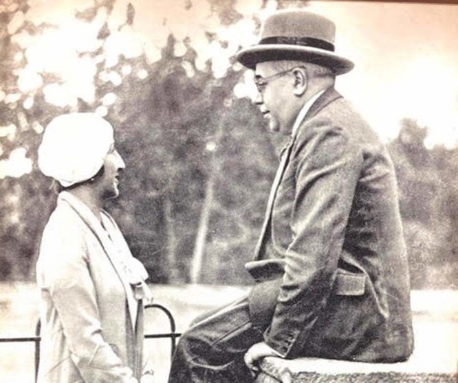 Dolores Rivas Cherif y Manuel Azaña