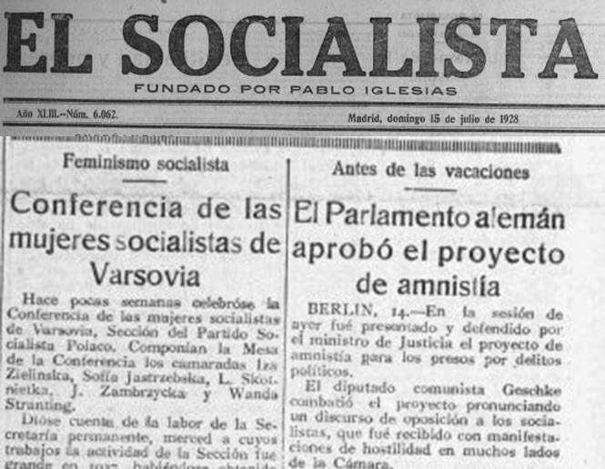 El Socialista, 15/07/1928 (número 6062)